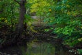 A small river near the village Hude Royalty Free Stock Photo