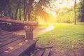 small river with old wooden bridge Royalty Free Stock Photo