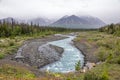 Kluane Ranges south of Haines Junction on a rainy day