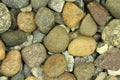 Small river stone background Royalty Free Stock Photo