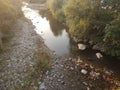 Small river Timok in Inovo, Serbia - Stara Planina etno village