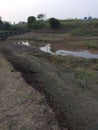 Small rivers in villages of india