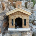 A small road church in Crete