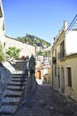 The old town of Pietrapertosa, Italy.