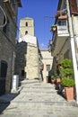 The old town of Pietrapertosa, Italy.