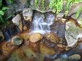 Small rocky waterfall Royalty Free Stock Photo