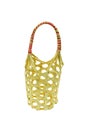 Small round bamboo basket