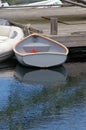 Small Row Boat Reflection Royalty Free Stock Photo