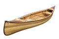 Small rowing boat on white Royalty Free Stock Photo