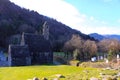 A small ruin house in the Glendalough valley in Wicklow mountains. Historic European site