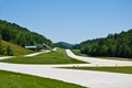 Small Runway in the Mountains Royalty Free Stock Photo