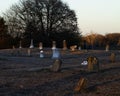 Short Mountain Cemetery in eastern Oklahoma Royalty Free Stock Photo