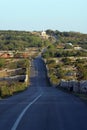 Small rural church on Pag island, Croatia Royalty Free Stock Photo