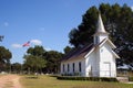 Small Rural Church in Texas Royalty Free Stock Photo