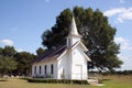 Small Rural Church in Texas Royalty Free Stock Photo