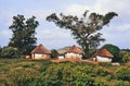 Xhosa huts outskirts Port St. Johns, Transkei Royalty Free Stock Photo