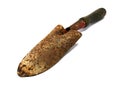 Small rusty shovel isolated Royalty Free Stock Photo