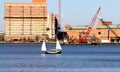 Norfolk Virginia Harbor Royalty Free Stock Photo