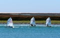 Small Sailboats Near Faro Portugal