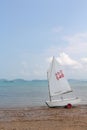 Small sailing sport in summer in Sattahip, Thailand