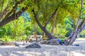 Small sandy beach Lamru Nationalpark Khao Lak Phang-nga Thailand Royalty Free Stock Photo