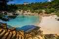 Small sandy Cala Gat beach in Mallorca