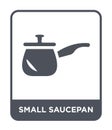 small saucepan icon in trendy design style. small saucepan icon isolated on white background. small saucepan vector icon simple