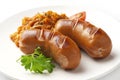 Small sausages Royalty Free Stock Photo