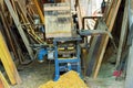 A small sawmill for the private sector Royalty Free Stock Photo