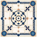 Small-scale German Pilsner Tile Pattern Design Inspiration Guide Royalty Free Stock Photo