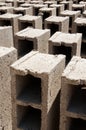 Small-scale handmade concrete brick making is a big endeavor