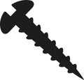 Small screws vector Royalty Free Stock Photo