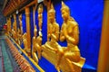 Small Sculptures of Buddhas Royalty Free Stock Photo