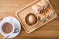 Small set of breakfast. Royalty Free Stock Photo