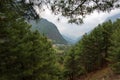 Small settlement in Nepal Royalty Free Stock Photo