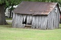 Small Barn in Ivanhoe Texas Royalty Free Stock Photo