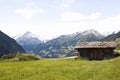 Small shed Hohe Tauern Park, Austria Royalty Free Stock Photo