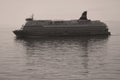 Corsica Ferries ship cruising in the sea