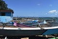 SMALL SHIP IN THE YARD