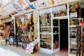 A small shop on the first floor of the building is typical for street trade in Turkey Alanya, Turkey in July, 2017