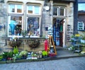 Shopfront in Haworth in West Yorkshire, Northern England