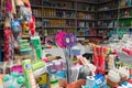 A small shop at the Mehrgon Market in Dushanbe