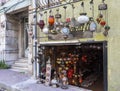A small shop selling colorful lamps, Istanbul