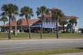 Small shopping area at Pensacola Beach Florida USA