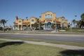 Small shopping area at Pensacola Beach Florida USA