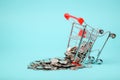 Shopping Cart Crash with Money