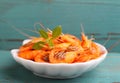 Small shrimp (crustaceans) Royalty Free Stock Photo