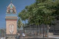 Small shrine of Ganapati in the complex of Shri Siddheshwar Shiva temple Royalty Free Stock Photo