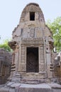 Small shrines and steps to reach the bottom of the reservoir, of the Sun Temple. Modhera village of Mehsana district, Gujarat, Royalty Free Stock Photo