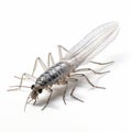 3d Silverfish: A Supernatural Creature In Plastic With Fine Feather Details Royalty Free Stock Photo